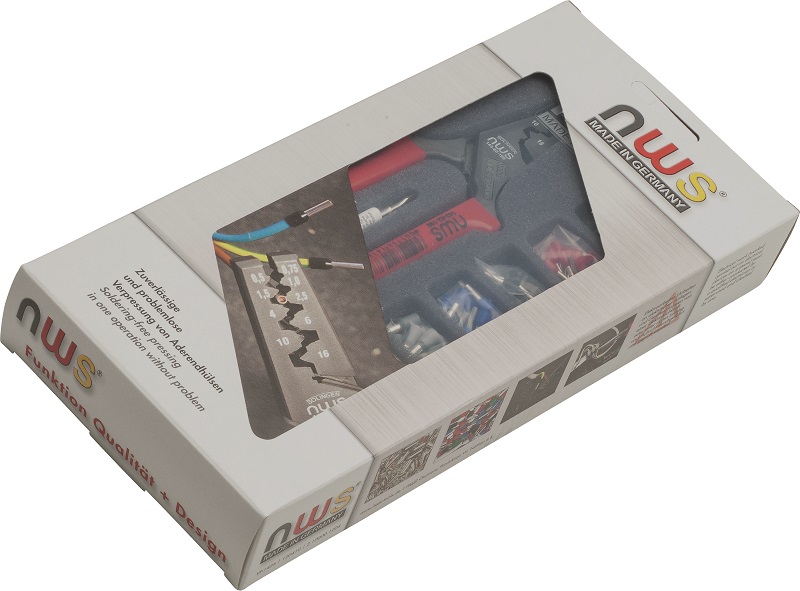 Клещи для опрессовки в наборе с контактными гильзами NWS 143-BIS